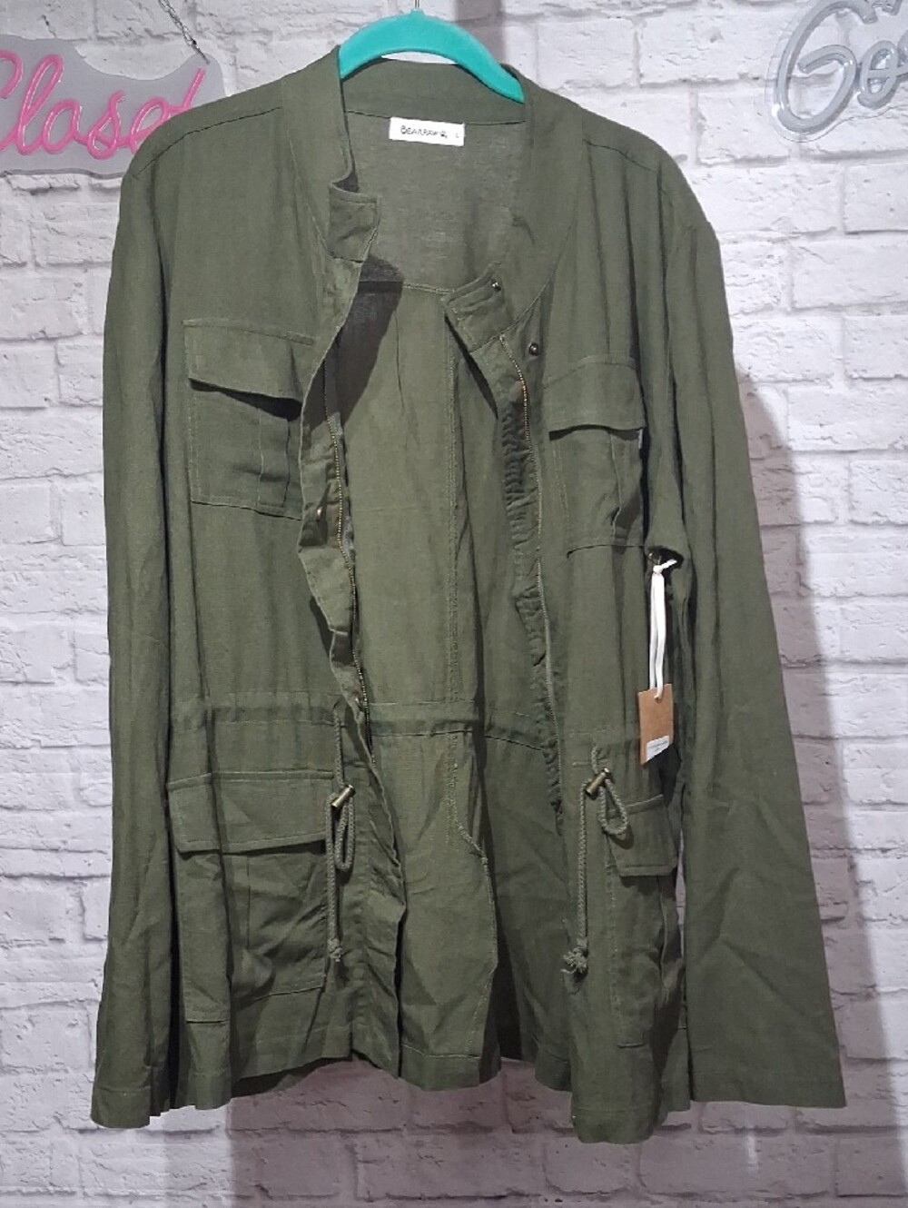 BearPaw Olive Utility Jacket - Picture 7 of 7